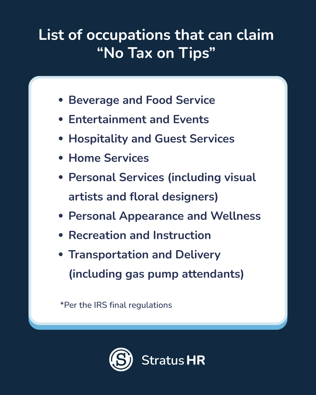 Occupations of One Big Beautiful Bill